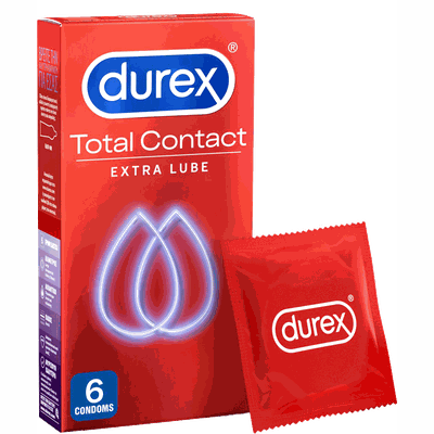Durex Total Contact Προφυλακτικά 6 Τεμάχια