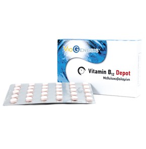 Viogenesis Vitamin B12 1mg Depot, 30 tabs