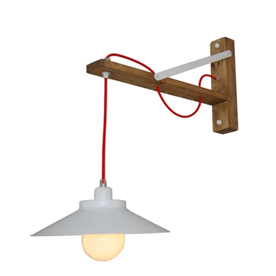 Hl-310w Cahal White Wall Lamp