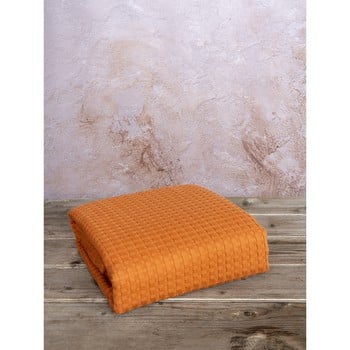 Κουβέρτα Πικέ Υπέρδιπλη (220x240) Habit Deep Orange NIMA Home