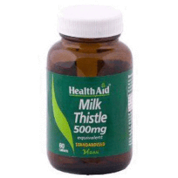 Health Aid Milk Thistle 500mg, 30Vetabs