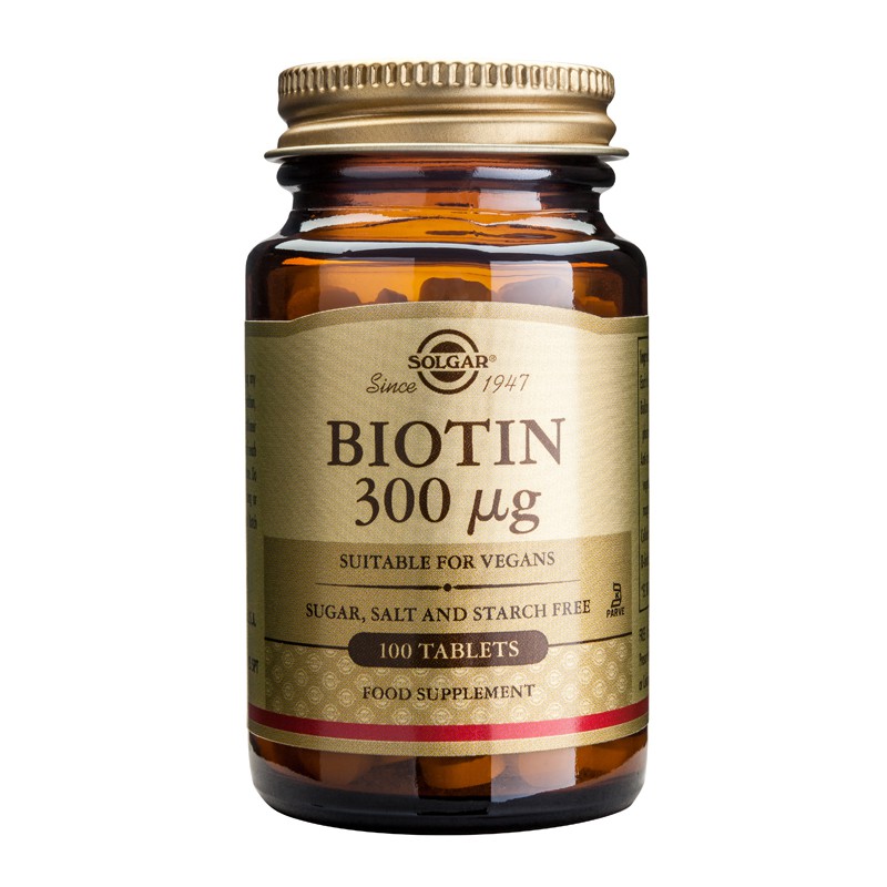 Biotin 0.3mg tabs/ 1mg veg caps