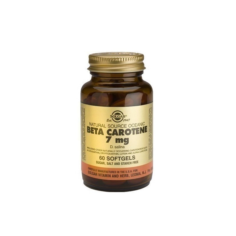 Solgar Solgar Beta Carotene 7mg 60 Capsules