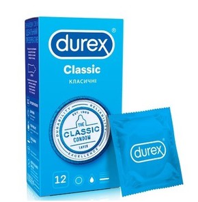 Durex Προφυλακτικά Classic, 12τεμ