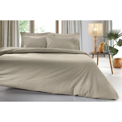 Σεντόνι Color Plus Taupe με Λάστιχο 140x200+32 guy