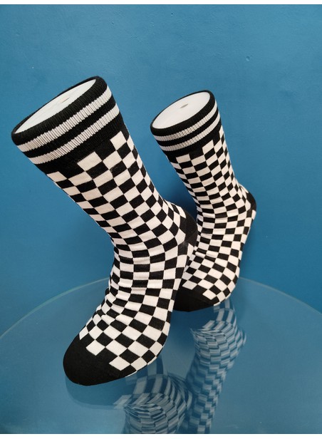 V-tex socks small chess- black