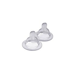 Mam Silicone Nipple Size 1 Low Flow 0m+ 2 picies