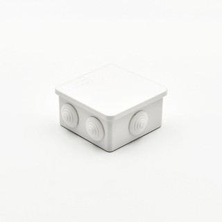 Κουτί Τετράγωνο Στεγανό IP55 80x80x40mm Λευκό 0182