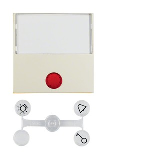 Berker B.7 Push Button Plate with Label Holder Gan