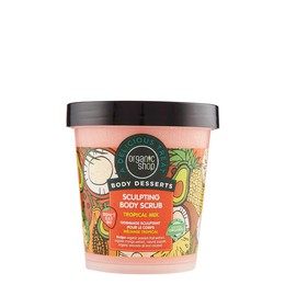 Natura Siberica Organic Shop Body Desserts Tropical Mix Sculpting Body Scrub with Tropical Fruits, 450ml