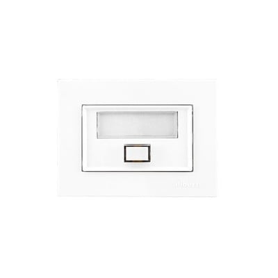 Pushbutton Bell Recessed Τ-600 White