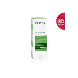 Vichy Dercos Promo (-20% Reduced Initial Price) Anti Dandruff Shampoo Sensitive Hair Shampoo To Regulate Dry Skin & Dandruff For Sensitive Hair 200ml 
