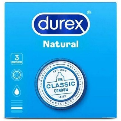 DUREX Προφυλακτικά Natural 3 Τεμάχια                                    