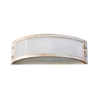 Wall Light E27 Parallelogram Horizontal White-Bron