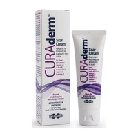 Uni-Pharma CURAderm Scar Cream 50ml - Κρέμα Για Τη