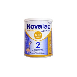 Novalac Premium 2 Γάλα Σε Σκόνη Για Βρέφη 6-12 Μηνών Με Συμβιοτικά 400gr