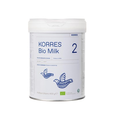 Korres Bio Milk 2 Βιολογικό Αγελαδινό Γάλα για Βρέ