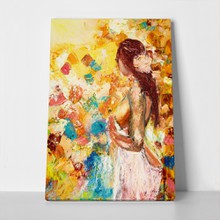 Naked woman with flower 477629098 a