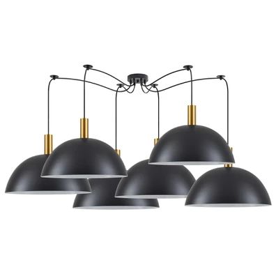 Se21-gm-4-bl6-Ms50 Adept Tube Gold Matt Pendant Bl
