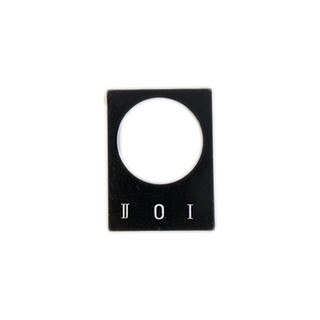 Label "I-0-Ii" For Push Button Switch