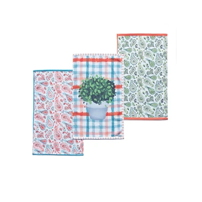Σετ 3 Πετσέτες Κουζινας Kitchen Digital 40x60 kd1