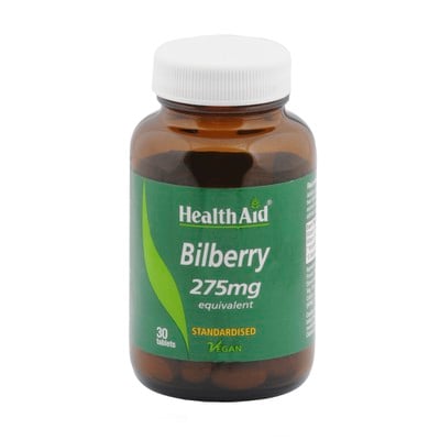 HEALTH AID Bilberry 275mg 30tabs