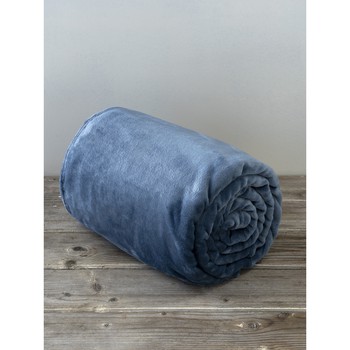 Κουβέρτα Fleece Μονή (150x220) Meleg Blue Jeans Μονή Kocoon