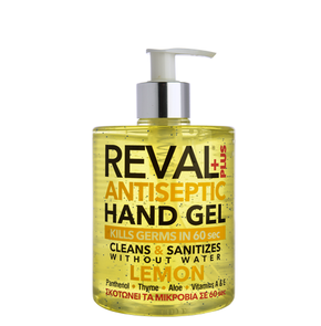 Reval Plus Lemon Antiseptic Hand Gel Απολυμαντικό 