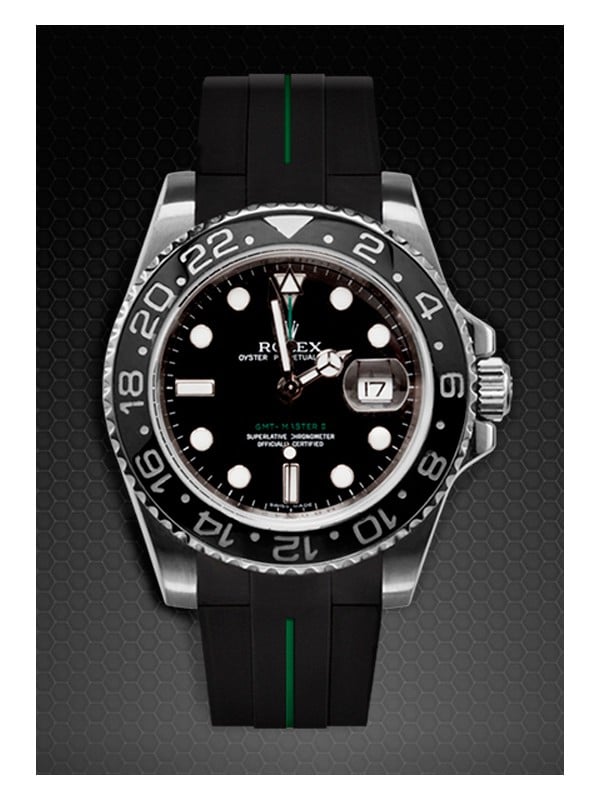 Rubber B For Rolex GMT Master II Steel