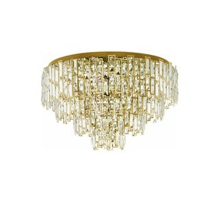 Ceiling Light with Crystals Ε14 Gold Calmellies 39