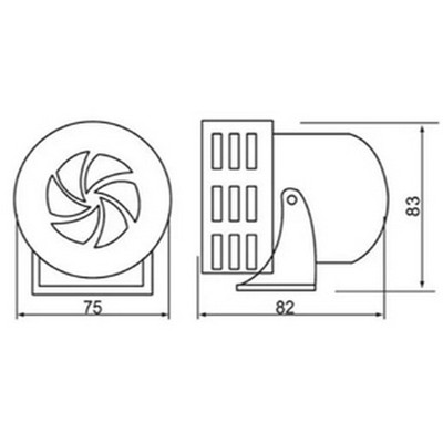 Rotary Siren 230V 100Db Ms-190