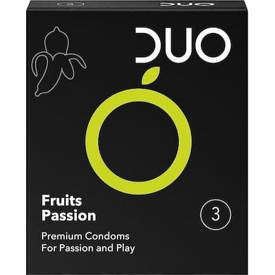 DUO Προφυλακτικά Fruits Passion 3 Τεμάχια