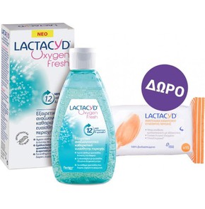 Lactacyd Oxygen Fresh Wash 200ml & FREE Intimate W