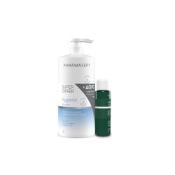 Pharmasept Promo Hygienic Shower Αφρόλουτρο Για Σώμα Πρόσωπο & Ευαίσθητη Περιοχή 1Lt & Δώρο Scalp Biome Shampoo Σαμπουάν 100ml