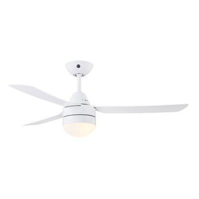 Ceiling Fan Megara 121cm 1 Light White BAYSIDE