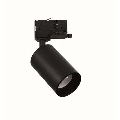 Rail Spotlight 3 Phase Black Gu10 13W Stage