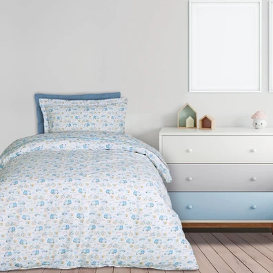 Das Kids σετ Σεντονια Μονα 4918 Blue, Ochre, White