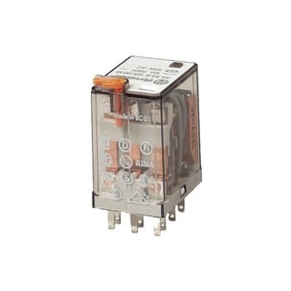 Auxilary Relay 5533 110VAC 3 Contacts with Push Bu