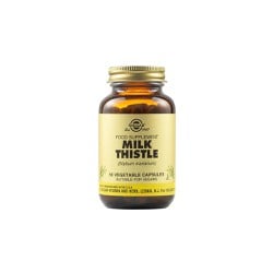 Solgar Milk Thistle Nutritional Supplement Milk Thistle For Strengthening & Protecting The Liver 50 Herbal Capsules
