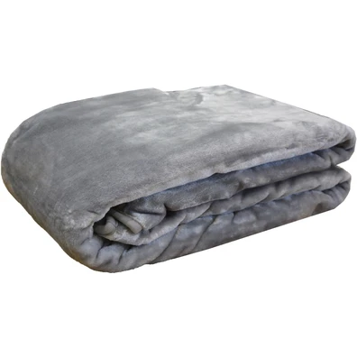 Κουβέρτα Βελουτέ Ημίδιπλη 160x220 3 Grey
