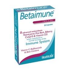 Health Aid Betaimune Συμπλήρωμα Διατροφής 30Caps.