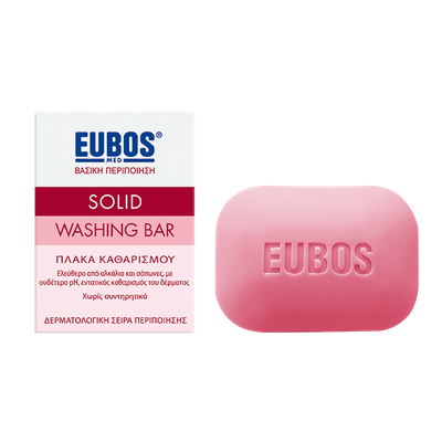 EUBOS Basic Skin Care Red Solid Washing Bar 125gr