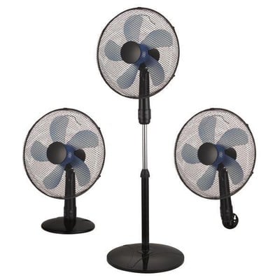 Standing-Table-Wall Fan 3 In 1 With Remote Control