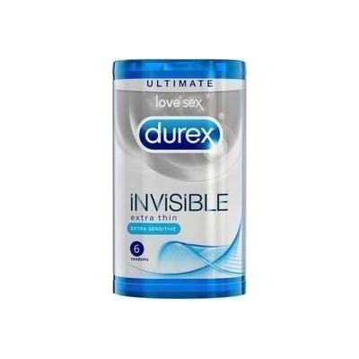 DUREX Προφυλακτικά Invisible Extra Thin x6