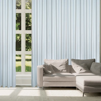 Das Home Κουρτινα με Κρικους 140χ270 2253 Γκρι 140