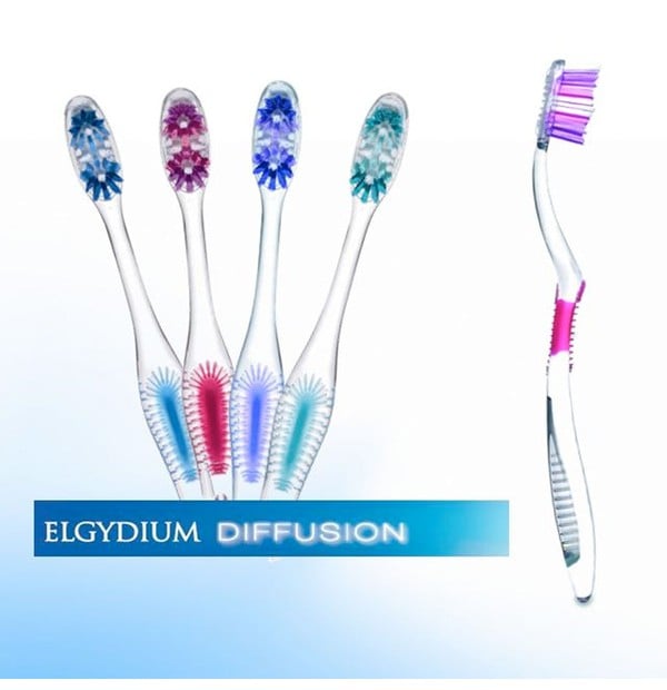 Elgydium Diffusion Οδοντόβουρτσα Medium, 1 τεμάχιο