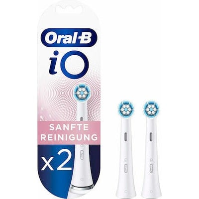 ORAL-B Ανταλλακτικές Κεφαλές Για Ηλεκτρικές Οδοντόβουρτσες Σε Λευκό Χρώμα iO Gentle Care x2  