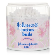 Johnson's Baby Cotton Buds - Μπατονέτες, 200τμχ. 