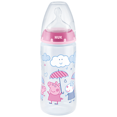 Nuk First Choice + Peppa Pig Plastic Baby Bottle P
