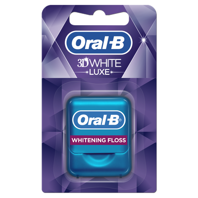 Oral-B - 3DWhite Luxe Οδοντικό Νήμα με γεύση μέντα - 35μ
